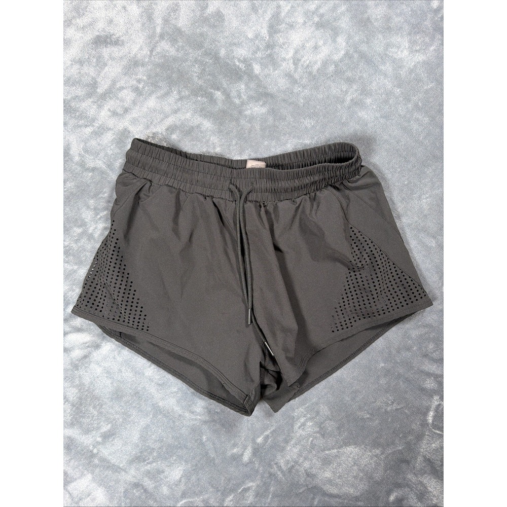En Crème Revival Athletic Running Shorts Black Juniors M Lined Perforated